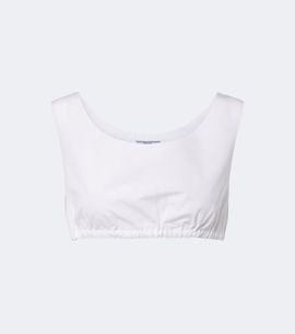 Prada Prada Cotton poplin bra top
