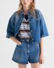 Prada Prada Cropped Denim Shirt Jacket - 3