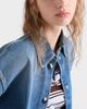 Prada Prada Cropped Denim Shirt Jacket - 4