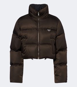 Prada Prada Cropped Re-Nylon down jacket