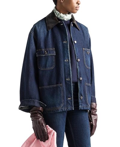 Prada Prada Denim Trucker Jacket