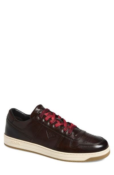 Prada Prada Downtown Hammer Leather Sneaker