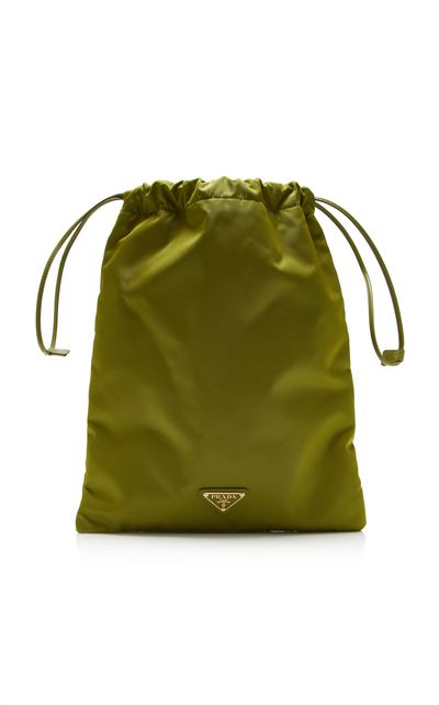 Prada Prada Drawstring Nylon Pouch
