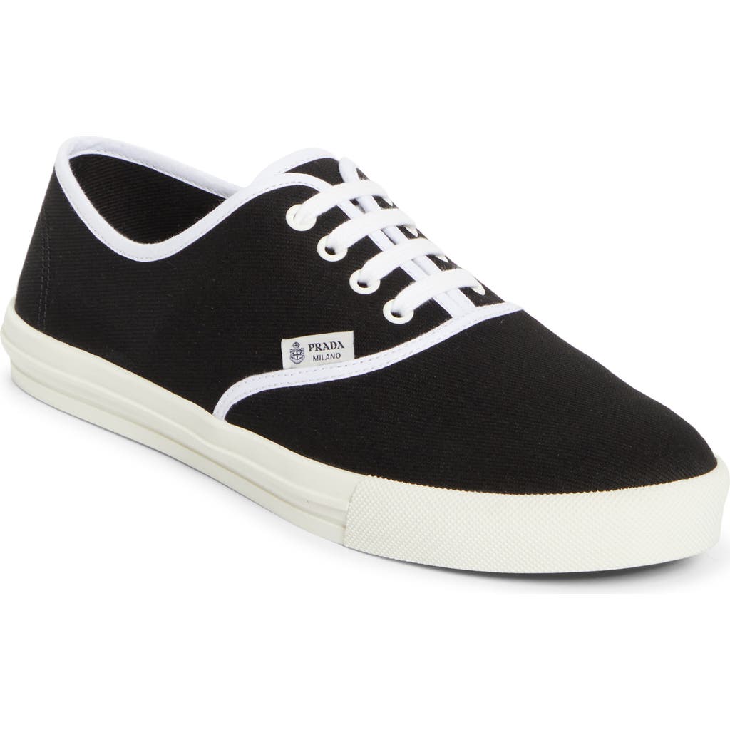 Prada Prada Drill Canvas Low Top Sneaker
