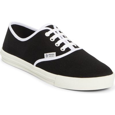 Prada Prada Drill Canvas Low Top Sneaker