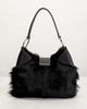 prada Prada Eco Lapin Faux Fur Buckle Hobo Bag - 3