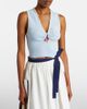 Prada Prada Embellished cotton-blend bouclÃ© crop top - 2