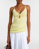 Prada Prada Embellished cotton-blend bouclÃ© top - 2