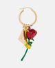 Prada Prada Embellished enamel hoop earrings - 2