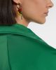 Prada Prada Embellished enamel hoop earrings - 3