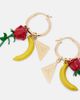 Prada Prada Embellished enamel hoop earrings - 4