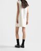 Prada Prada Embroidered Natte Fabric Mini-Dress - 3