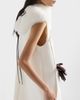 Prada Prada Embroidered Natte Fabric Mini-Dress - 4