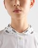 Prada Prada Embroidered Poplin Mini Dress - 4