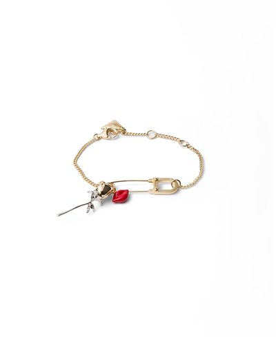 Prada Prada Enameled Metal Bracelet