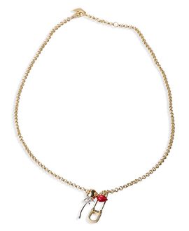 Prada Prada Enameled Metal Necklace