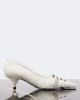 Prada Prada Feather-trimmed satin pumps - 4