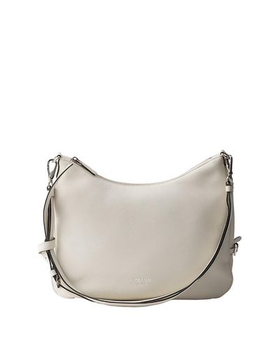 Prada Prada Fold Large Leather Shoulder Bag