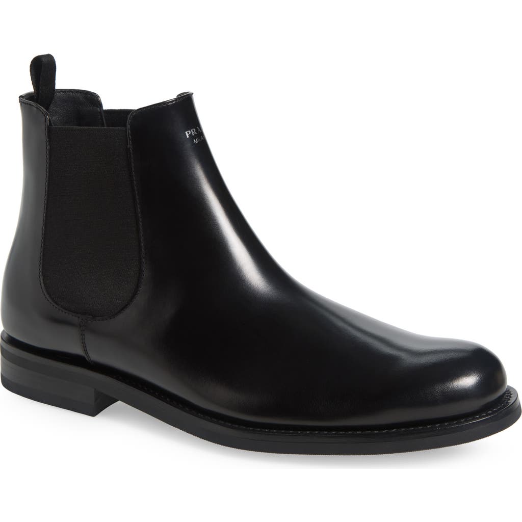 Prada Prada Formale Spazzolato Chelsea Boot