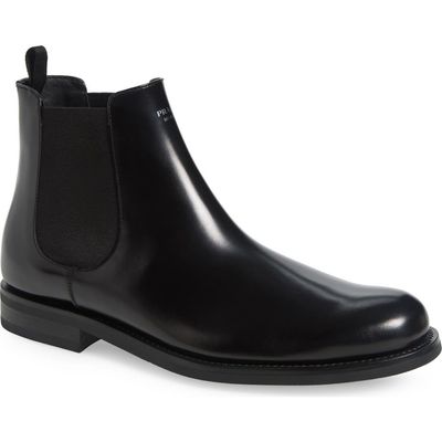 Prada Prada Formale Spazzolato Chelsea Boot