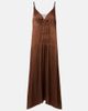 Prada Prada Gathered crÃªpe satin slip dress - 1