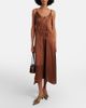 Prada Prada Gathered crÃªpe satin slip dress - 2