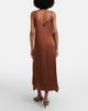 Prada Prada Gathered crÃªpe satin slip dress - 3
