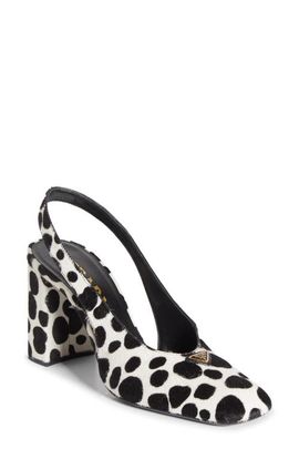 Prada Prada Genuine Calf Hair Slingback Pump