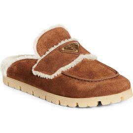 Prada Prada Genuine Shearling Mule