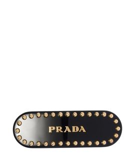 Prada Prada Hair Clip With Studs