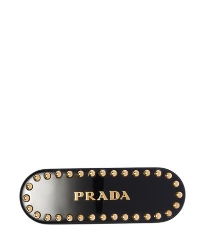 Prada Prada Hair Clip With Studs