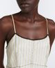 Prada Prada Lace-trimmed striped maxi dress - 3
