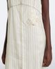 Prada Prada Lace-trimmed striped maxi dress - 4