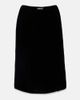 Prada Prada Lace-trimmed velvet midi skirt - 1