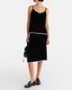Prada Prada Lace-trimmed velvet midi skirt - 2