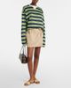 Prada Prada Leather-trimmed raffia sandals - 4