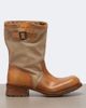 Prada Prada Leather and canvas biker boots - 5