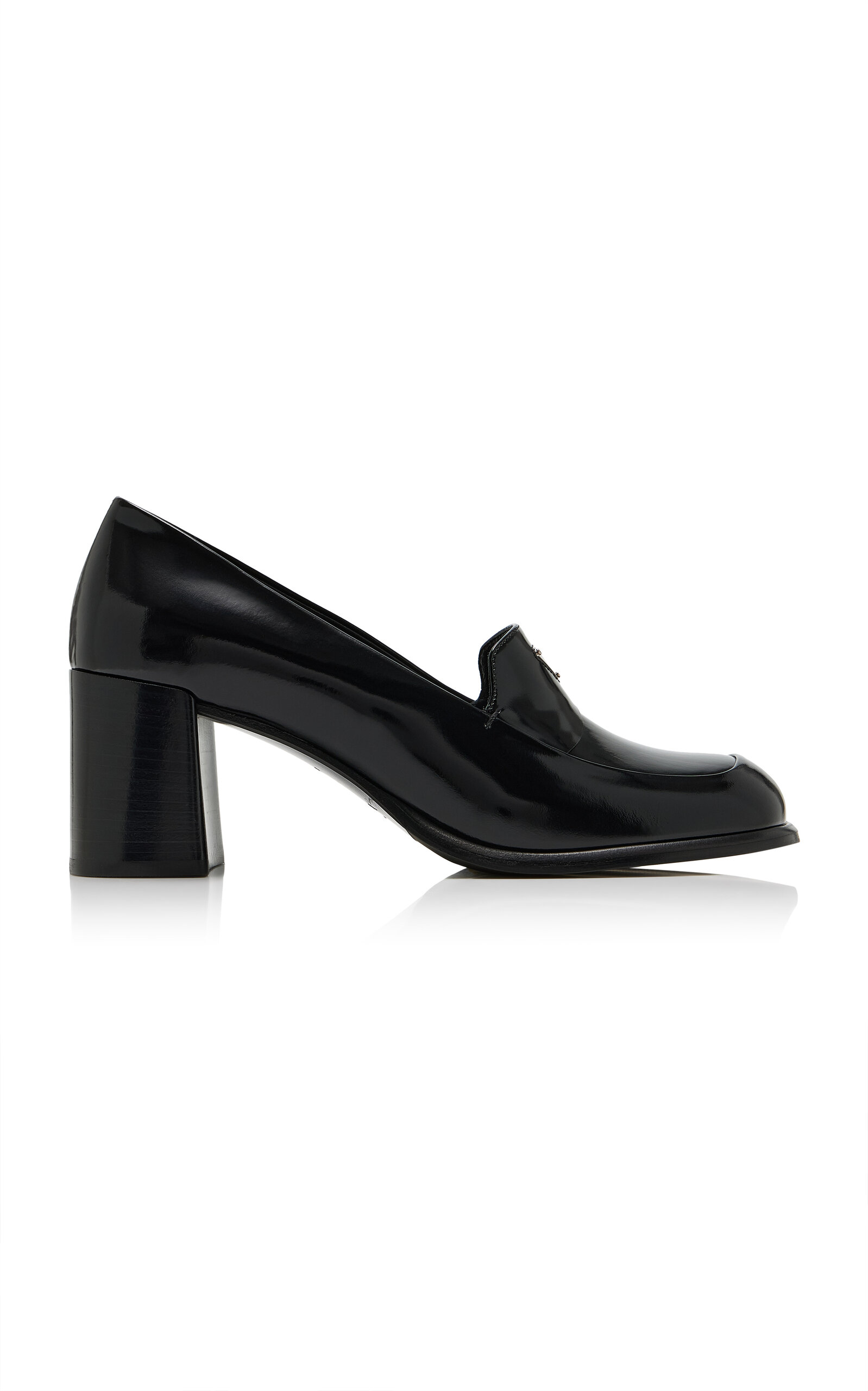 Prada Prada Leather Loafer Pumps