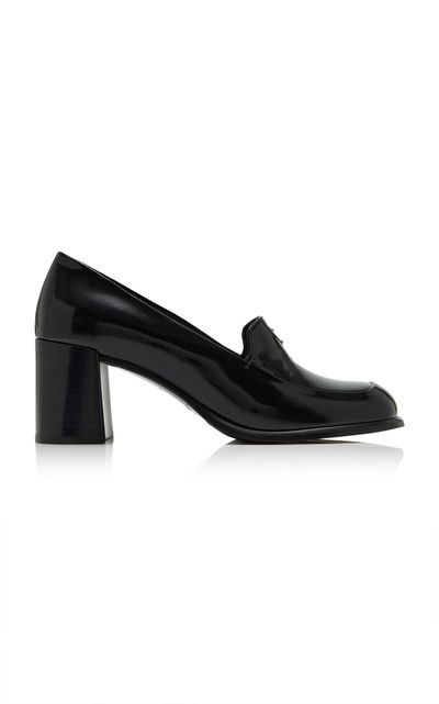 Prada Prada Leather Loafer Pumps