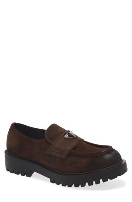 Prada Prada Leather Penny Loafer