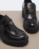 Prada Prada Leather platform loafers - 5