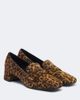 Prada Prada Leopard-print calf hair loafer pumps - 1