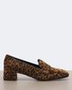 Prada Prada Leopard-print calf hair loafer pumps - 5
