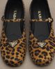Prada Prada Leopard-print calf hair Mary Jane flats - 6