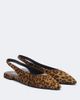 Prada Prada Leopard-print calf hair slingback flats - 1