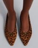 Prada Prada Leopard-print calf hair slingback flats - 3