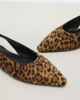 Prada Prada Leopard-print calf hair slingback flats - 5