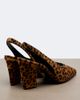 Prada Prada Leopard-print calf hair slingback pumps - 3