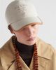 Prada Prada Linen Blend Baseball Cap - 3