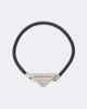 Prada Prada Logo braided leather bracelet - 1